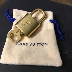 Louis Vuitton Lock, Key, & Mini LV Dust Bag #315
